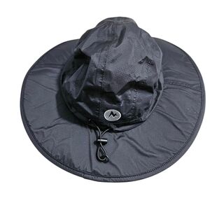 Marmot Bucket Hat Nylon Breathable Adult Size S/M Black Rain Outerwear